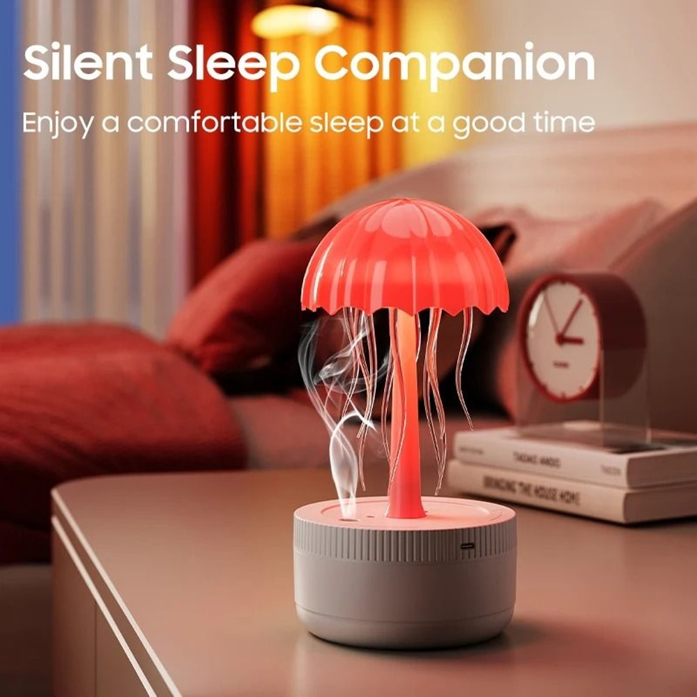 Dynamic Jellyfish Essential Oil Diffuser With Night Light 4