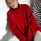 Womens Oversized Turtleneck Winter Sweater 0