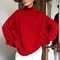 Womens Oversized Turtleneck Winter Sweater 1