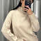 Womens Oversized Turtleneck Winter Sweater 9