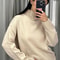 Womens Oversized Turtleneck Winter Sweater 9