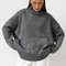 Womens Oversized Turtleneck Winter Sweater 13