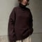 Womens Oversized Turtleneck Winter Sweater 7
