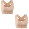 Front Closure Push Up Posture Corrector Bra With Cross Back Support 8