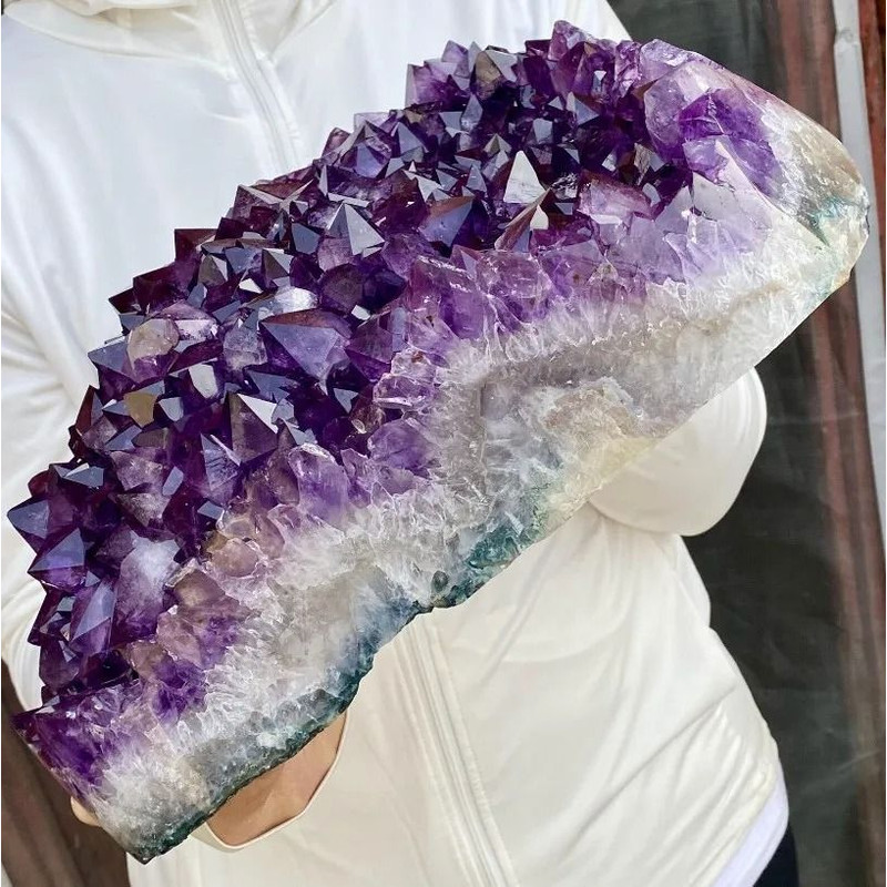 Natural Amethyst Quartz Crystal Cluster For Healing And Home Decoration 5