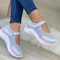 Womens Casual Knitted Sneakers With Thick Sole 6