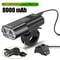 USB Rechargeable Bicycle Headlight 1000 Lumen Power Bank Flashlight 0