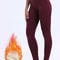 Super Warm Winter Leggings Women High Waist Stretch Velvet Pants 3
