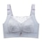Womens Full Coverage Lace Bra Wirefree Plus Size Comfort 5