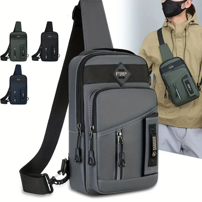 Multifunctional Crossbody Sling Bag For Men 0