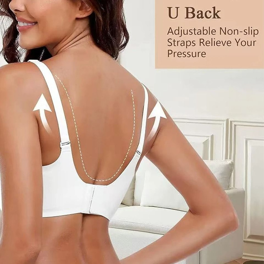 Womens Seamless Push Up Bra With Removable Padding 1