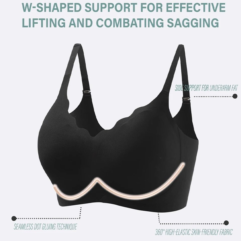 Womens Seamless Push Up Bra With Removable Padding 2