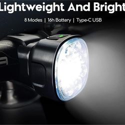rechargeable bike light set front and rear high brightness led for cycling safety