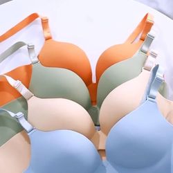 one piece candy color wireless push up bralette seamless corset lingerie