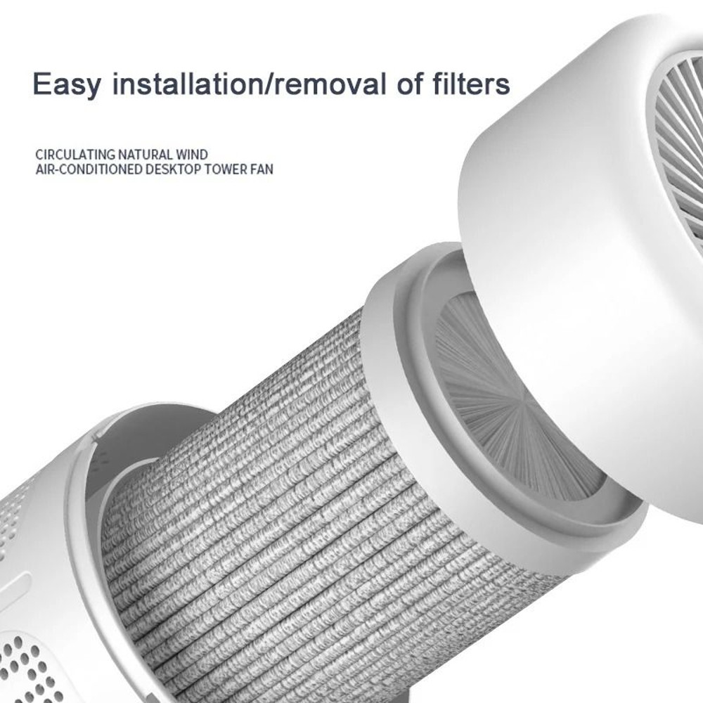 Mini Desktop Air Purifier HEPA Filter With Negative Ion For Odors Smoke And Dust 3