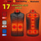 Smart USB Heated Vest With Adjustable Temperature For Winter 1