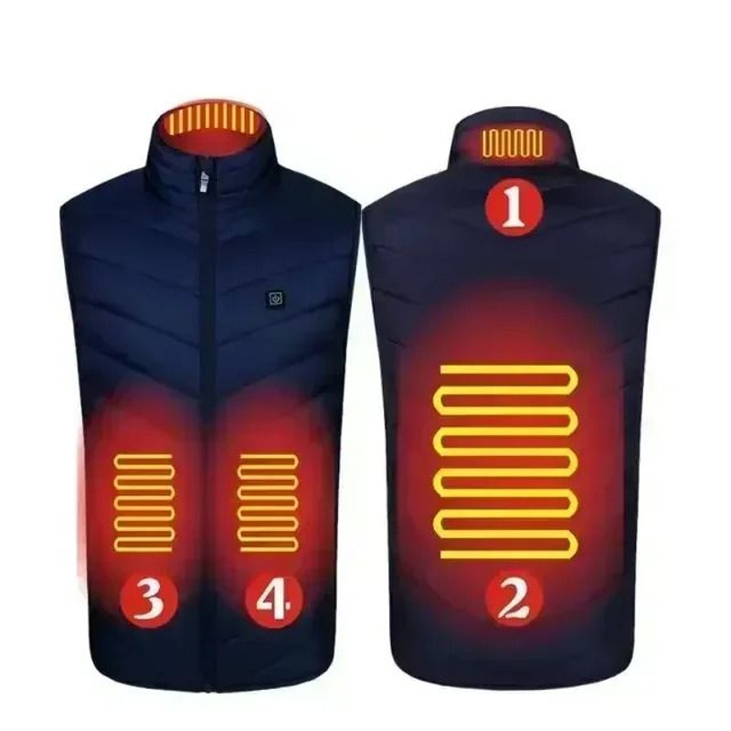 Smart USB Heated Vest With Adjustable Temperature For Winter 6