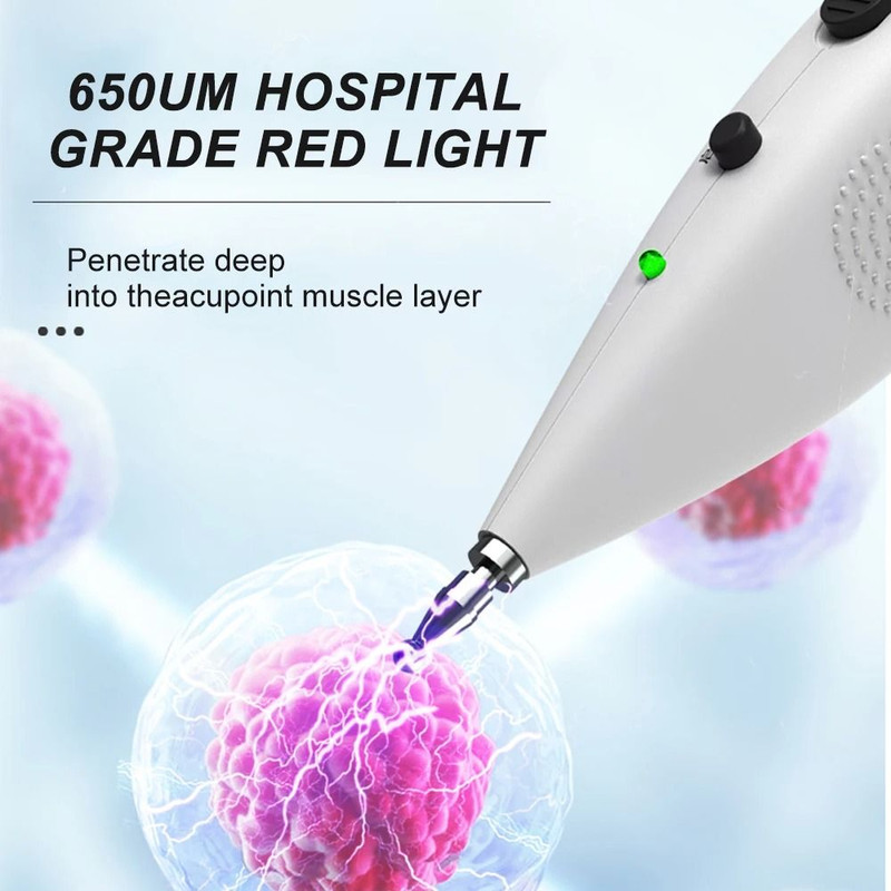 Digital Acupuncture Pen Muscle Stimulator With Display 1