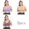 3 Pack Seamless Plus Size Bras With Pads And Wireless Comfort 13