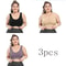 3 Pack Seamless Plus Size Bras With Pads And Wireless Comfort 16