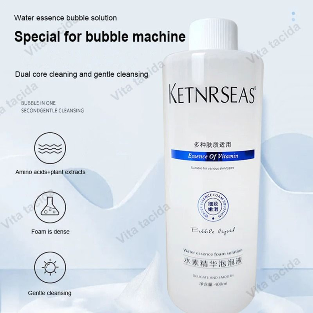 Active Oxygen Deep Cleansing Bubble Water Solution 1