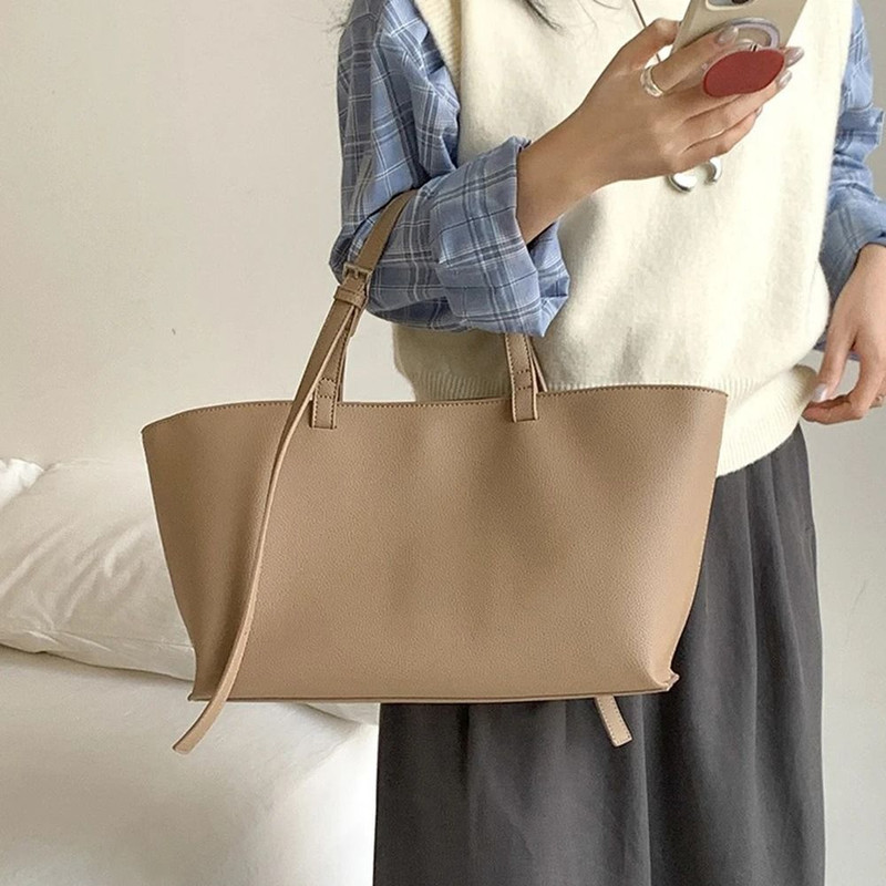 Elegant PU Leather Tote Bag For Women 1