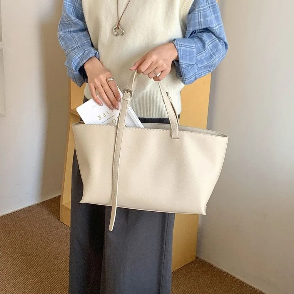 Elegant PU Leather Tote Bag For Women 4