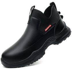 non slip waterproof work shoes for men