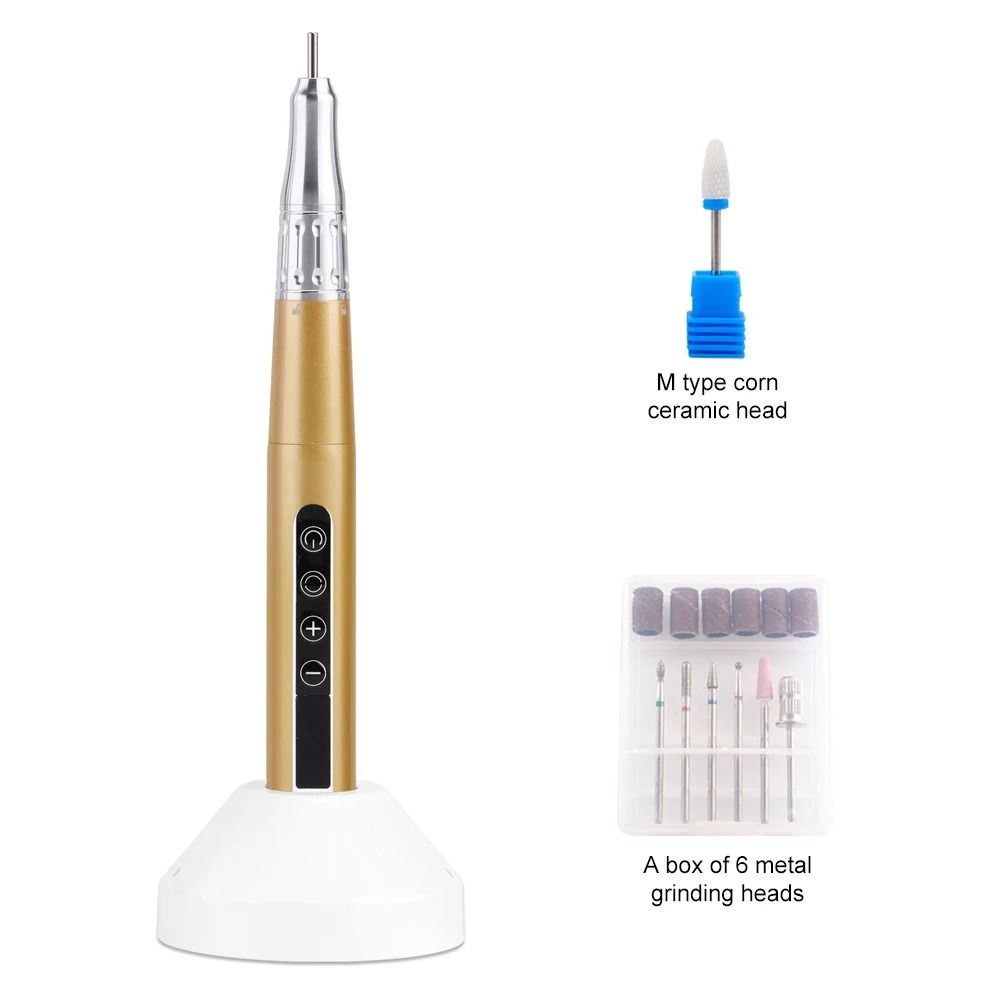 Pen Style 65W Nail Drill Portable Manicure Tool 4