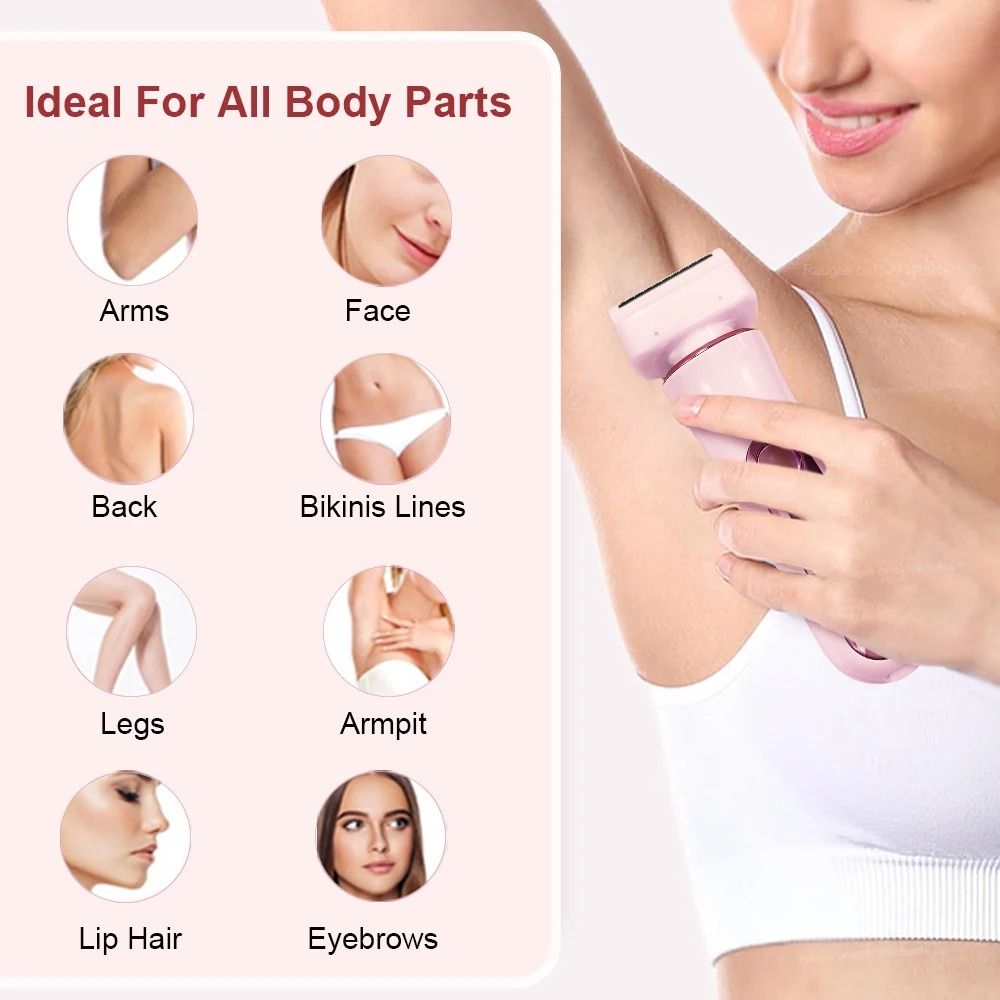 2 In 1 Electric Shaver And Trimmer For Women 0