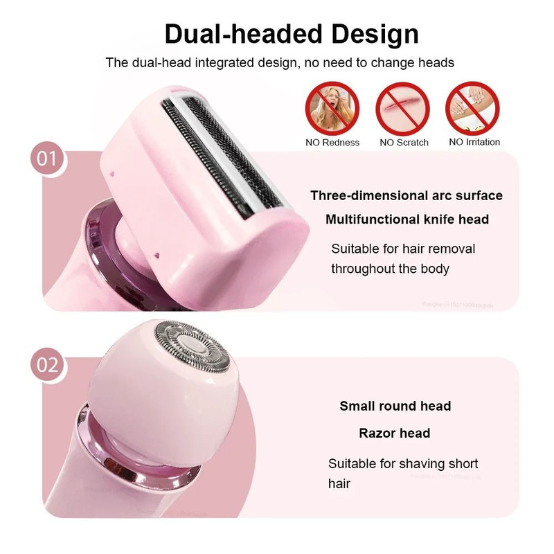 2 In 1 Electric Shaver And Trimmer For Women 1