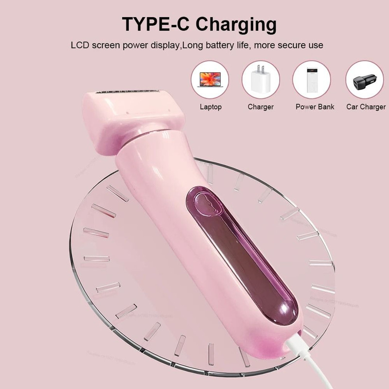 2 In 1 Electric Shaver And Trimmer For Women 3