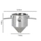 Portable Stainless Steel Coffee Brewing Filter Cup 4