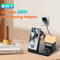 6 In 1 Wireless Charger Station With Alarm Clock Night Light 3