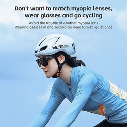 reusable photochromic cycling glasses with polarized lens