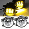 Amber LED Fog Lights 4inch For Jeep Wrangler JK TJ LJ Models 1