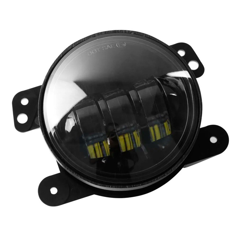 Amber LED Fog Lights 4inch For Jeep Wrangler JK TJ LJ Models 4