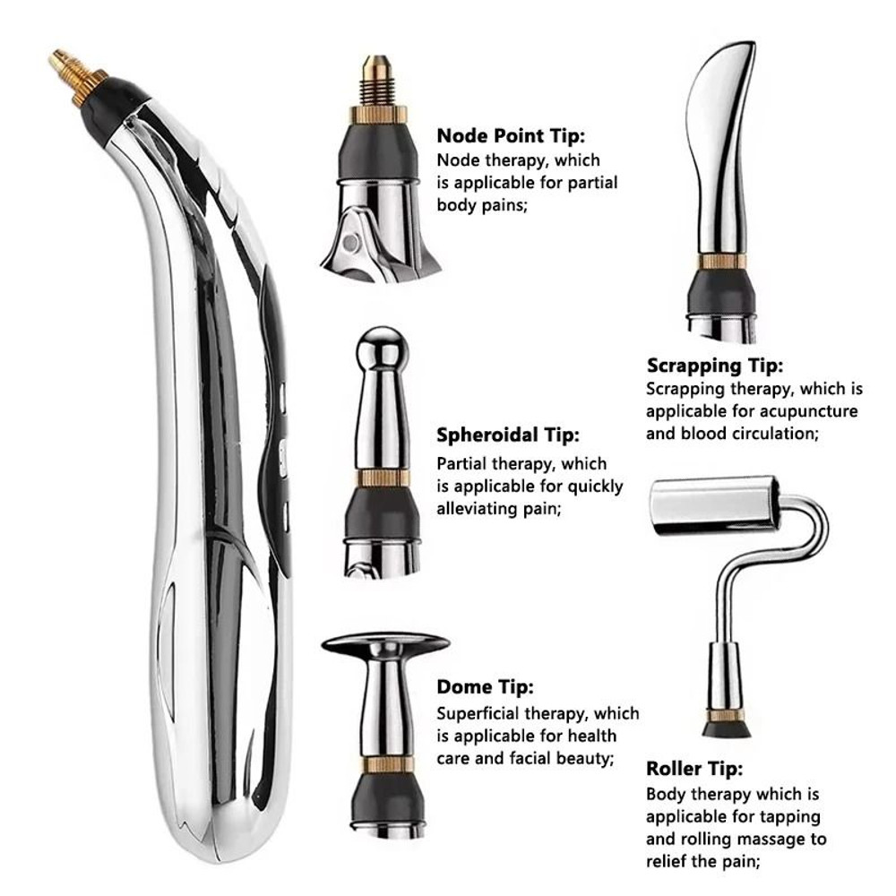 Electric Meridian Pulse Therapy Massage Pen For Pain Relief 2