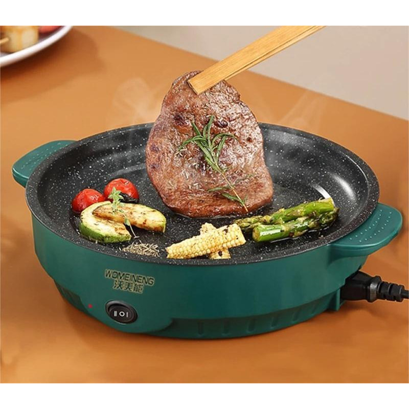 Nonstick Electric Multi Cooker Pan For Home Frying Steaming And Barbecue 0
