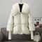 Winter Down Cotton Padded Jacket With Fur Collar For Women 4