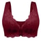 Front Buckle Lace Bra Comfortable Wireless Plus Size Lingerie For Women 11