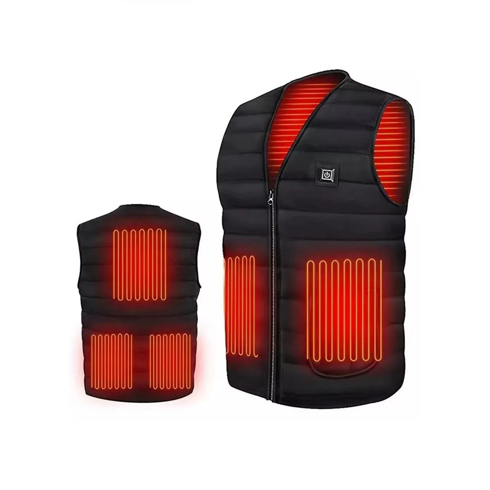 Smart Heating Thermal Cotton Vest With 5 Or 9 Heating Zones For Men And Women 7