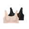 Seamless Wireless Bra Set Plus Size Comfort Everyday Womens Bralette 12