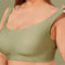 Seamless Wireless Bra Set Plus Size Comfort Everyday Womens Bralette 2