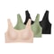Seamless Wireless Bra Set Plus Size Comfort Everyday Womens Bralette 13