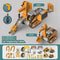 Kids Engineering Vehicle Assembly Set With Tools Educational Construction Toy 2