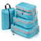 Travel Compression Packing Cubes Set Foldable Luggage Organizer Bags 0