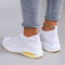 Lightweight Breathable Slip On Womens Casual Sports Shoes Flat Walking Sneakers 2