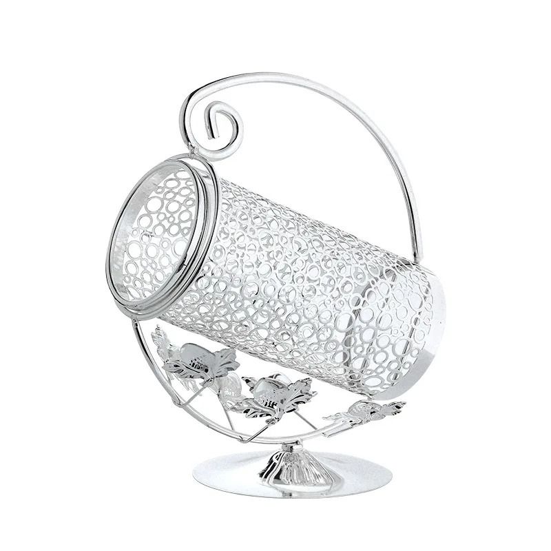 Elegant Iron Art Wine Rack Single Bottle Holder For Home And Bar Decor 6