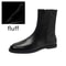 Women Genuine Leather Winter Ankle Boots Flat Short Fashion Knight Boots 9